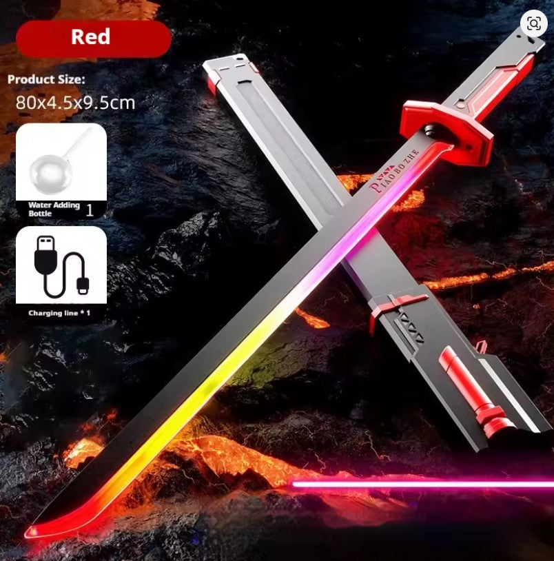 Laser Sword with Smoke Multi-Color Changing LED Lights