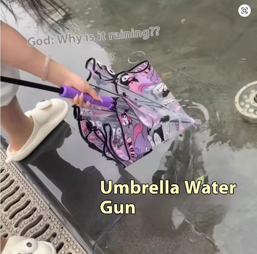 Cute Cartoon Kuromi Umbrella Water Gun