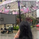 Cute Cartoon Kuromi Umbrella Water Gun