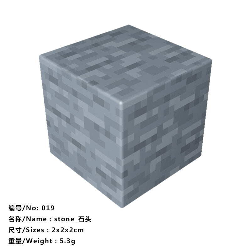 10pcs Magnetic Building Blocks Gold iron diamond Ore Cube Model New Magnet Creative Designer DIY Toys for Children