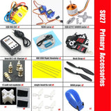 Fixed Wing Model Su27 RC Airplane With Microzone, MC6C Transmitter,Receiver, Structure Parts For DIY RC Aircraft