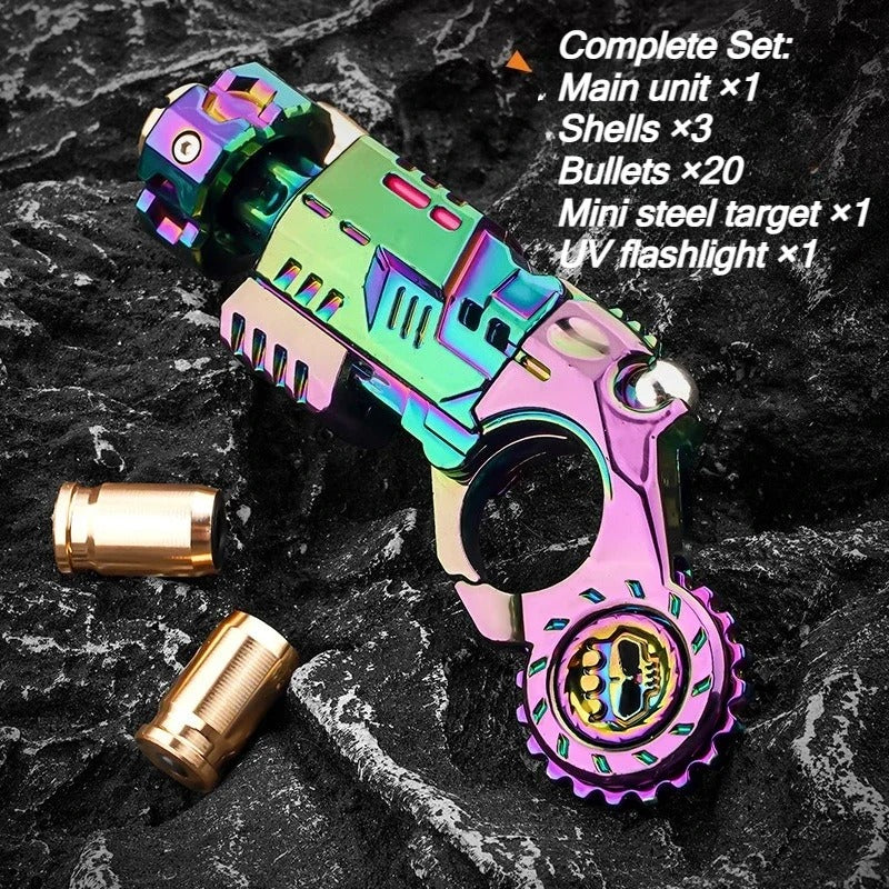 Shell-Ejecting Metal Alloy Toy Gun Realistic Fun Shooting