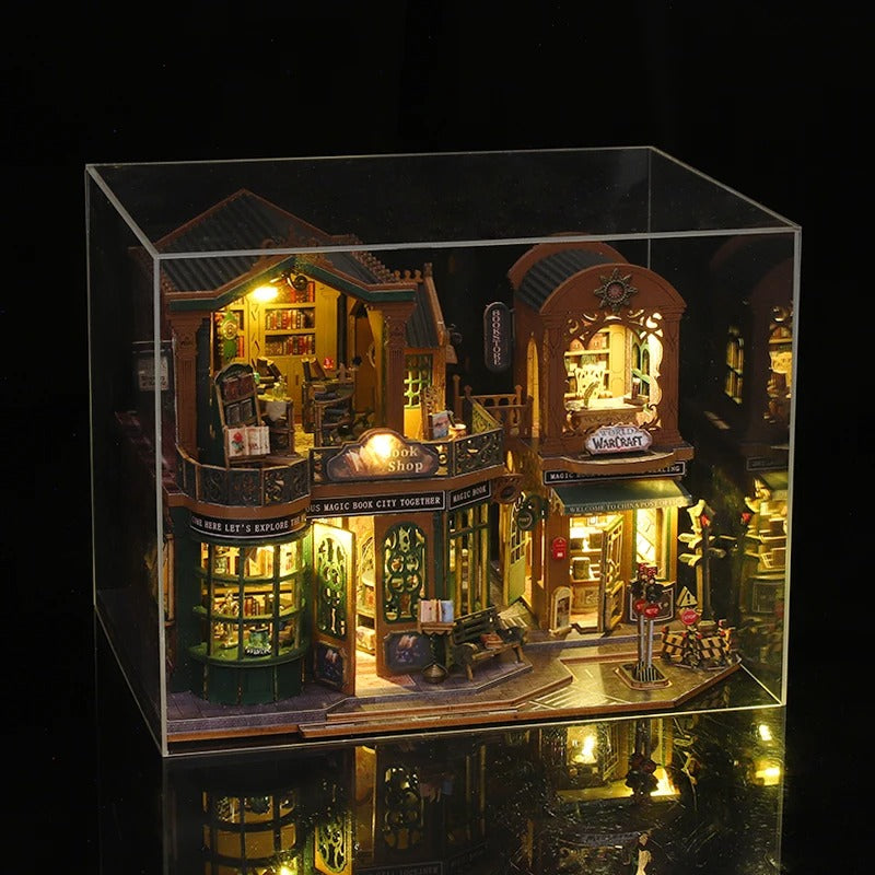 DIY Twilight Bookstore Dollhouse Handmade