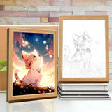 Cute Cat Kawaii Pets Light Painting