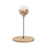 Solid Wood Spring Turntable Cat Toy