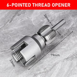 Integrated Internal & External Pipe Threading Tool