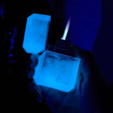 Luminous quicksand fluorescent gas lighter windproof