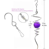 Stainless Steel Glass Ball With Hanging Swivel Hook