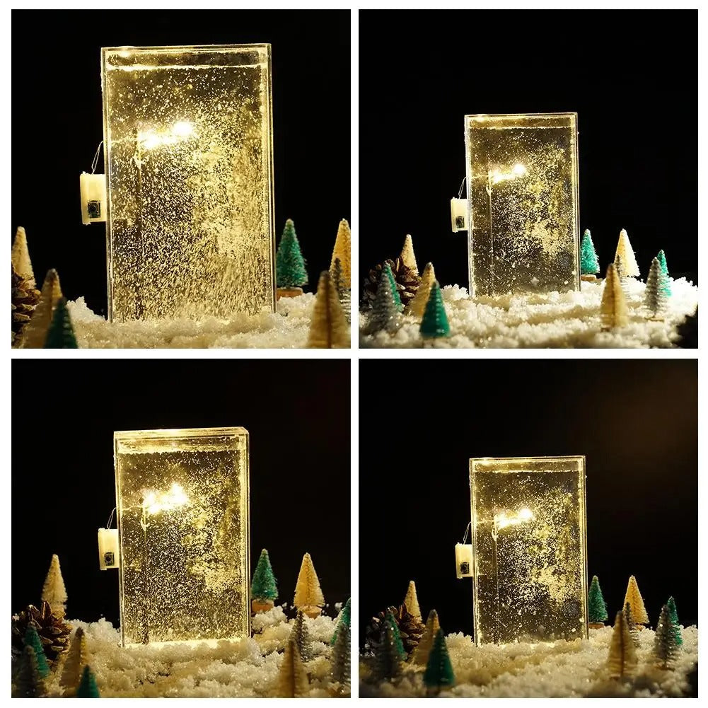 DIY Magic Snowy Landscape Night Light
