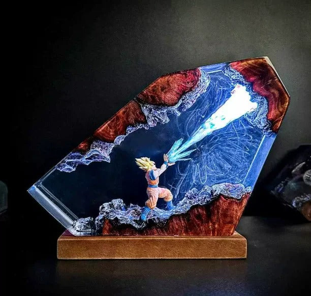 Super anime resin night light