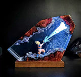 Super anime resin night light