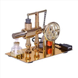 Durable-Hot Air Single Cylinder Stirling Engine