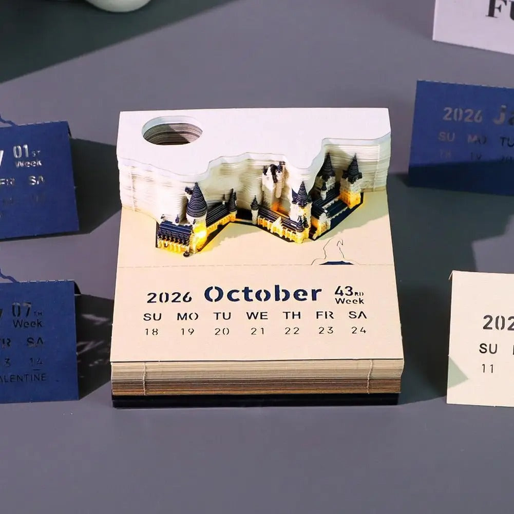Creative Hogwarts Magic Castle Calendar