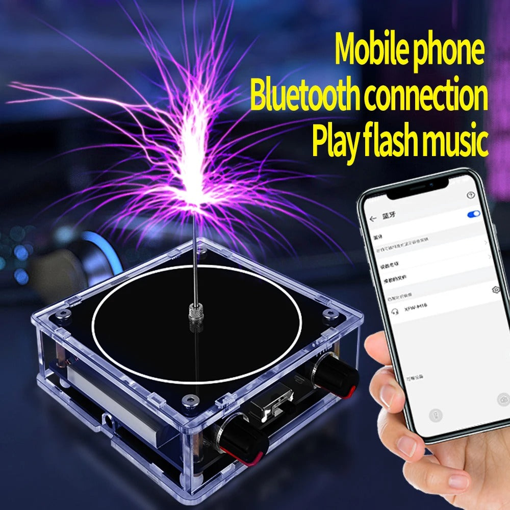 Music Tesla Coil Bluetooth/AUX Dual Mode Music Box Artificial Lightning