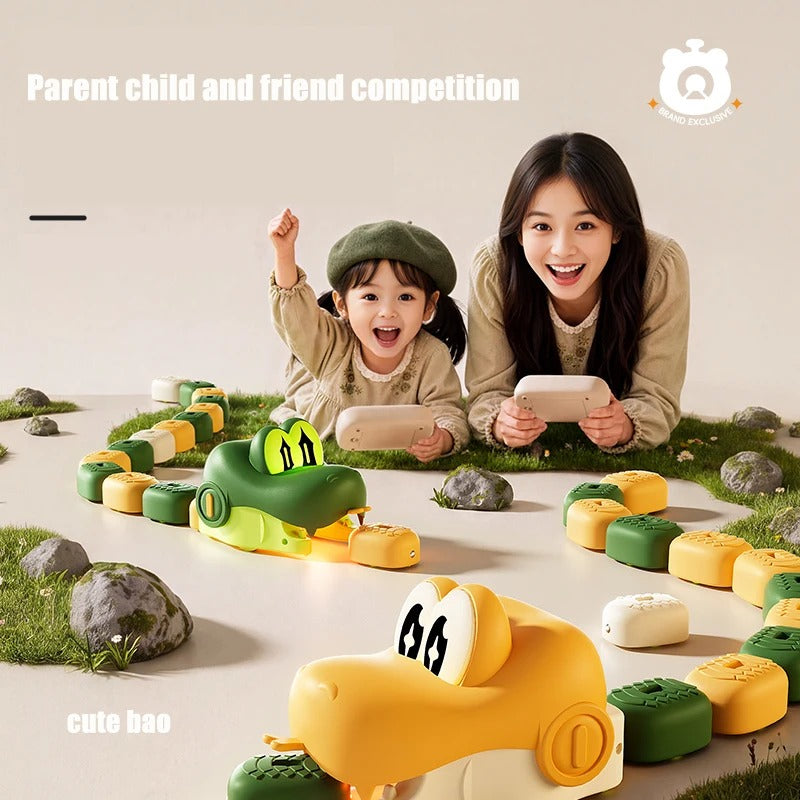 Magnetic Hungry Snake RC Car Toy Players Competitive Battle Greedy Snake