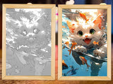 Cute Cat Kawaii Pets Light Painting