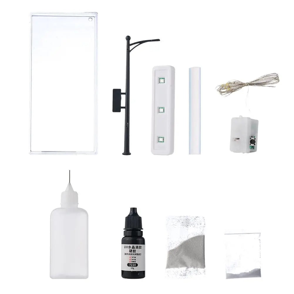 DIY Magic Snowy Landscape Night Light
