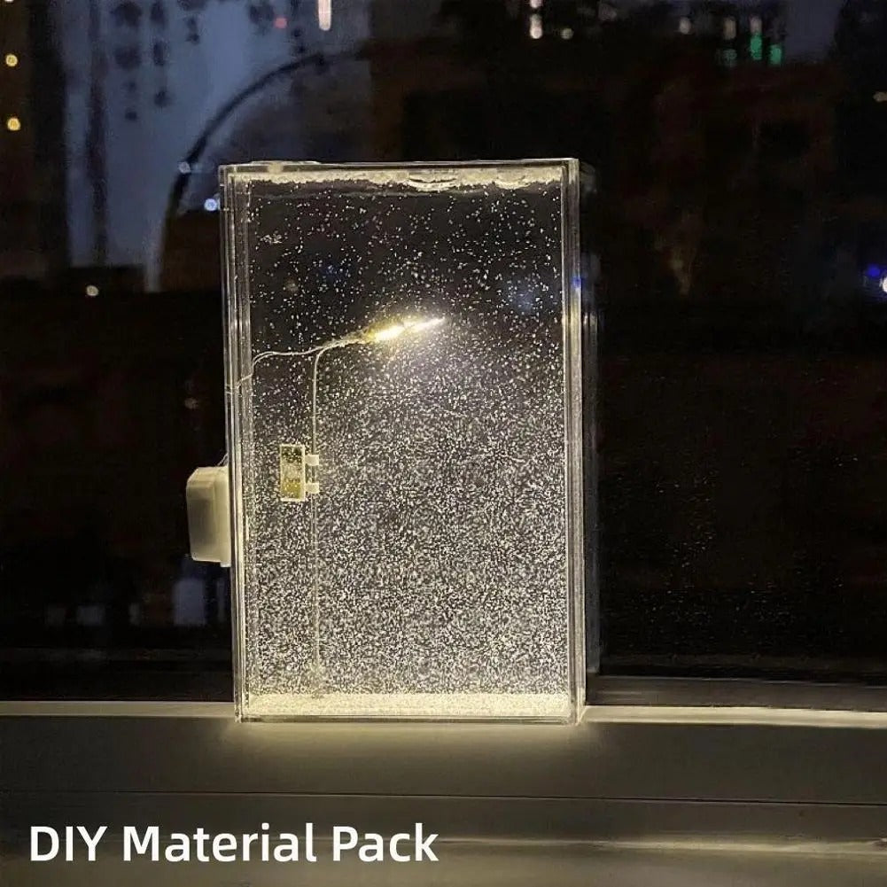 DIY Magic Snowy Landscape Night Light