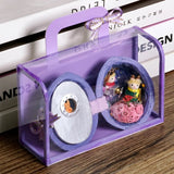 Handmade Walnut Shell Doll House--mini library, tiny World inside walnuts