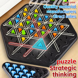 Triangle Link Chess Tabletop Puzzle Game Family Parent-Child Interactive Game