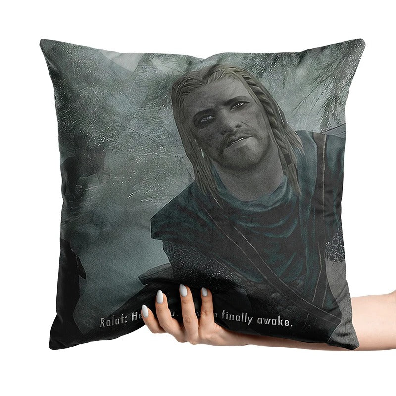 You're Finally Awake Bedroom Couch Sofa Square Pillow Case