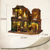 DIY Twilight Bookstore Dollhouse Handmade