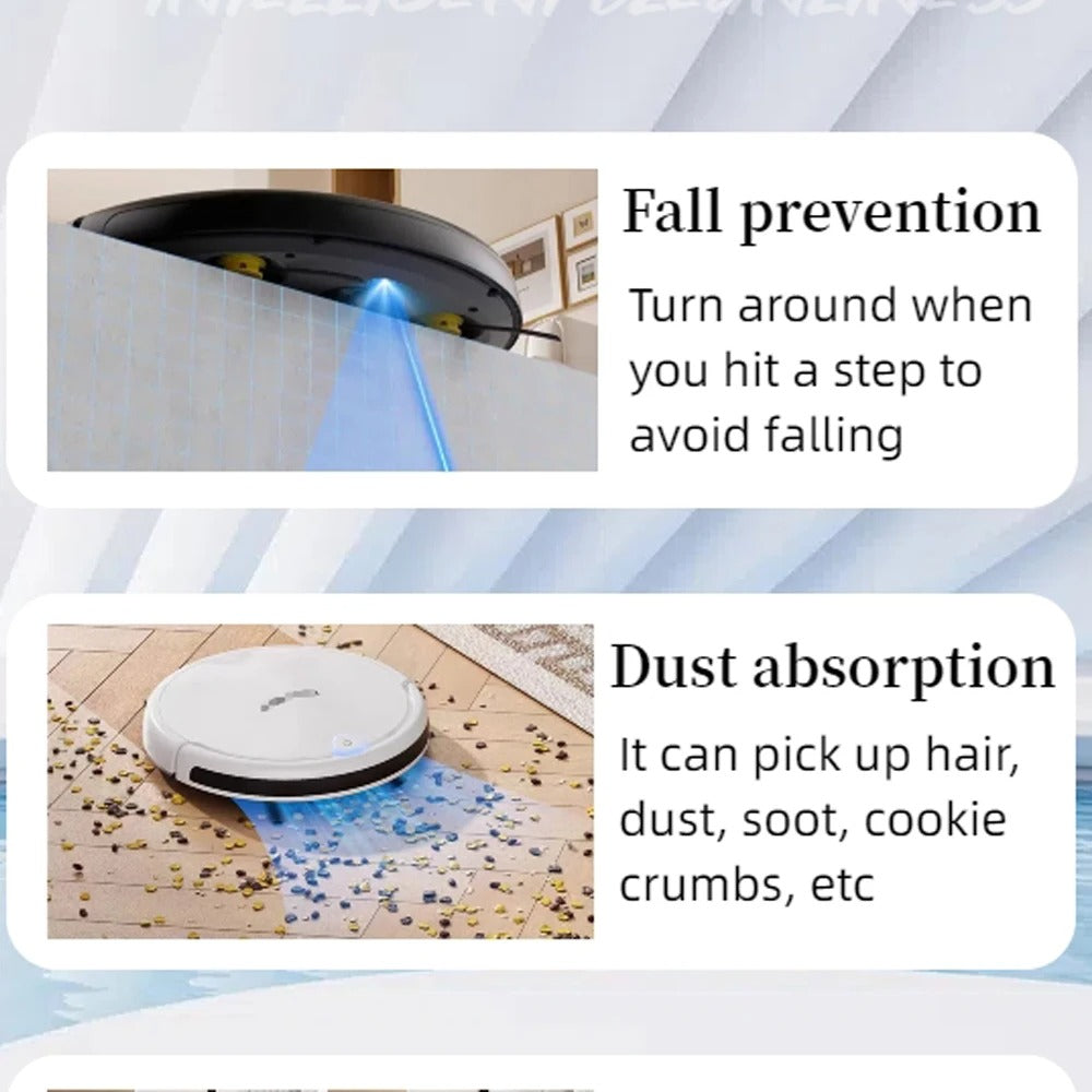 Smart Sweeping Robot – Powerful Suction, Wet & Dry Cleaning, Ultra-Thin Design