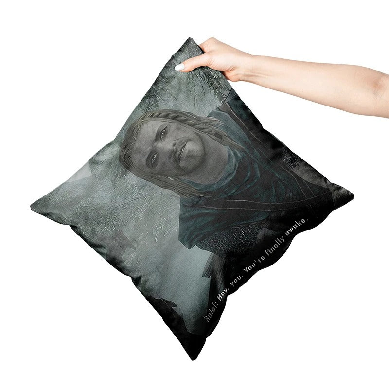 You're Finally Awake Bedroom Couch Sofa Square Pillow Case