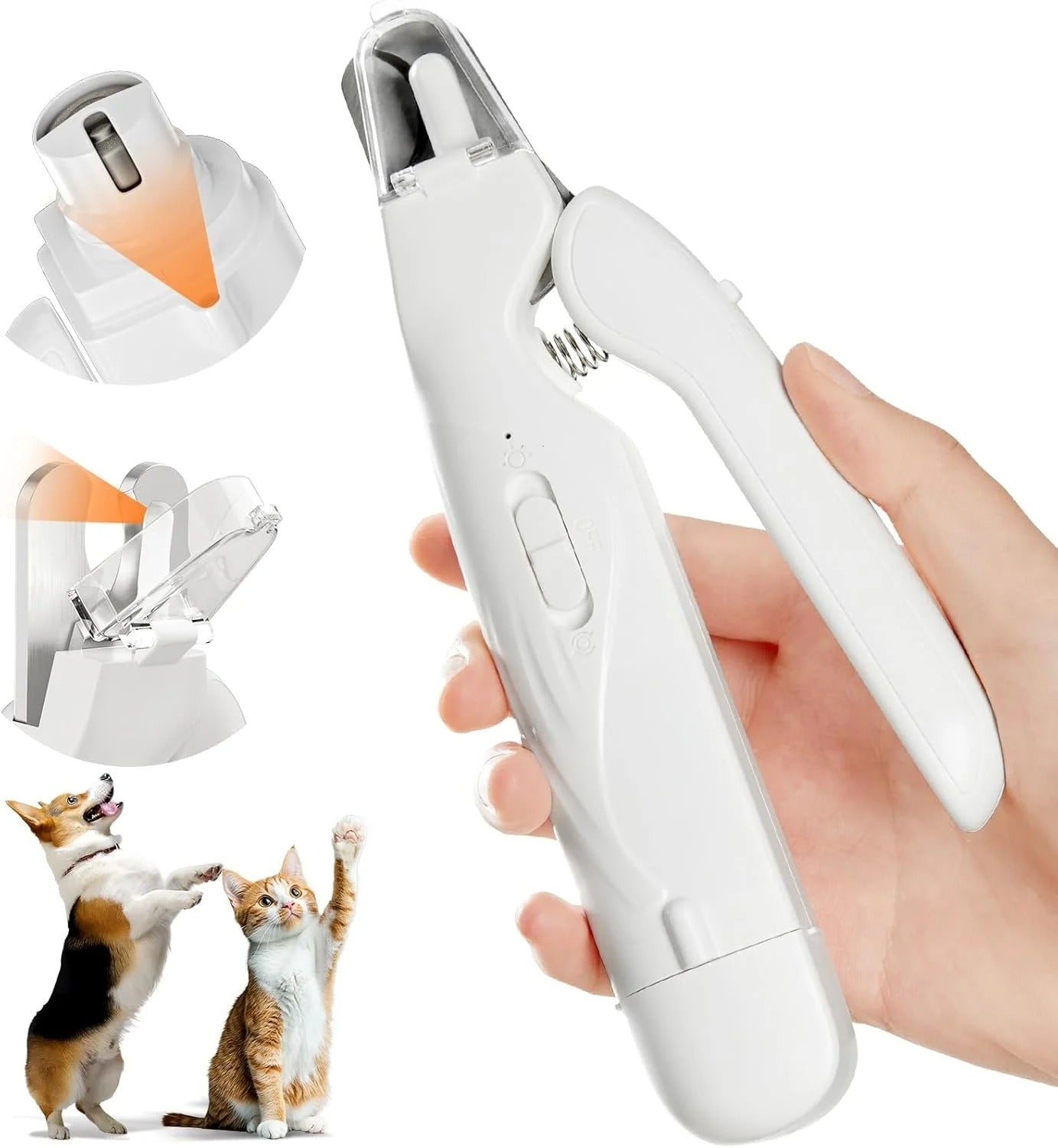 Pet Nail Clippers with 2 LED Lights