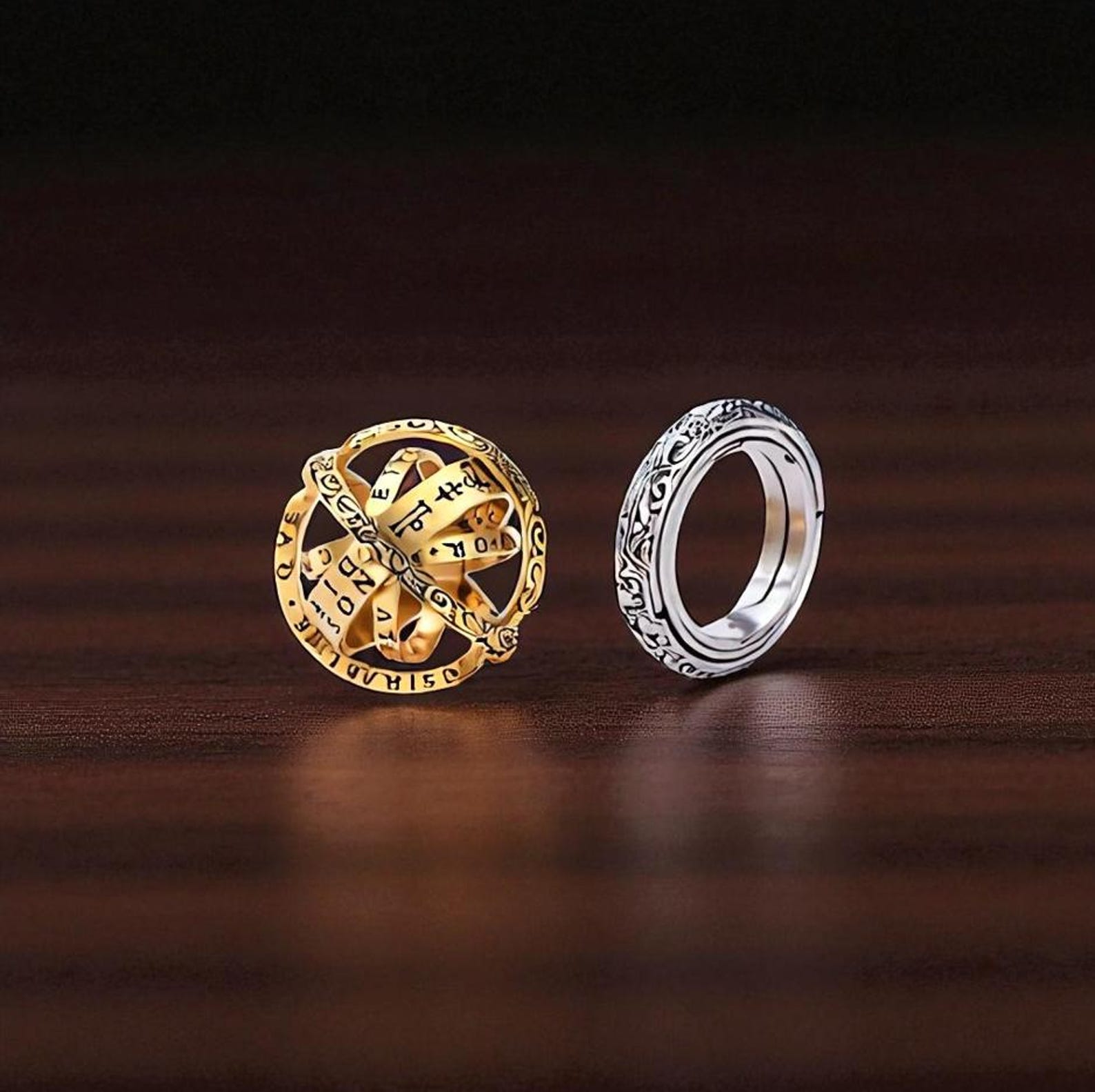 Astronomical Sphere Ball Ring