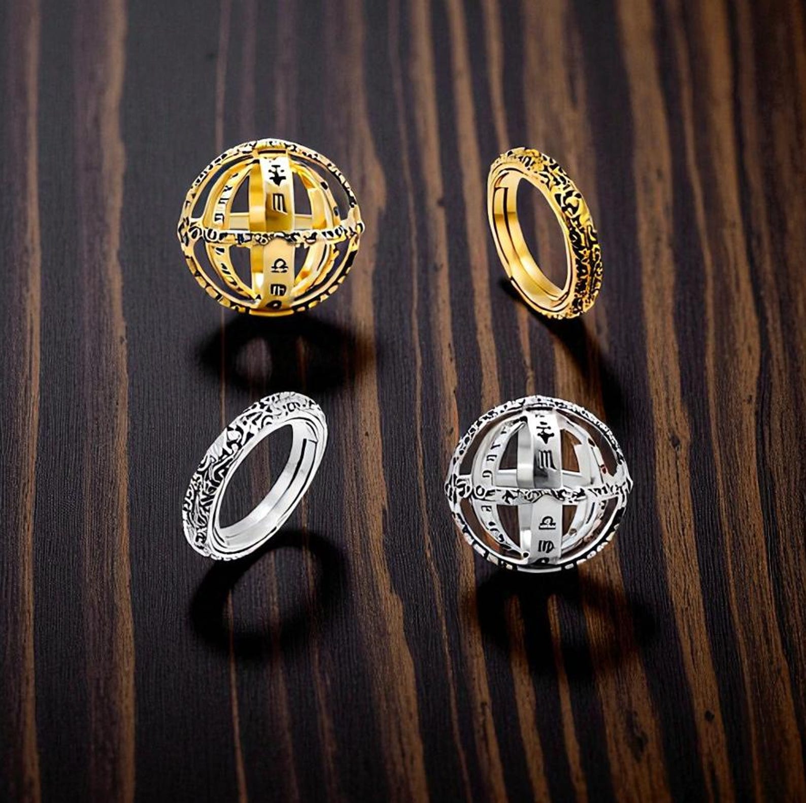 Astronomical Sphere Ball Ring