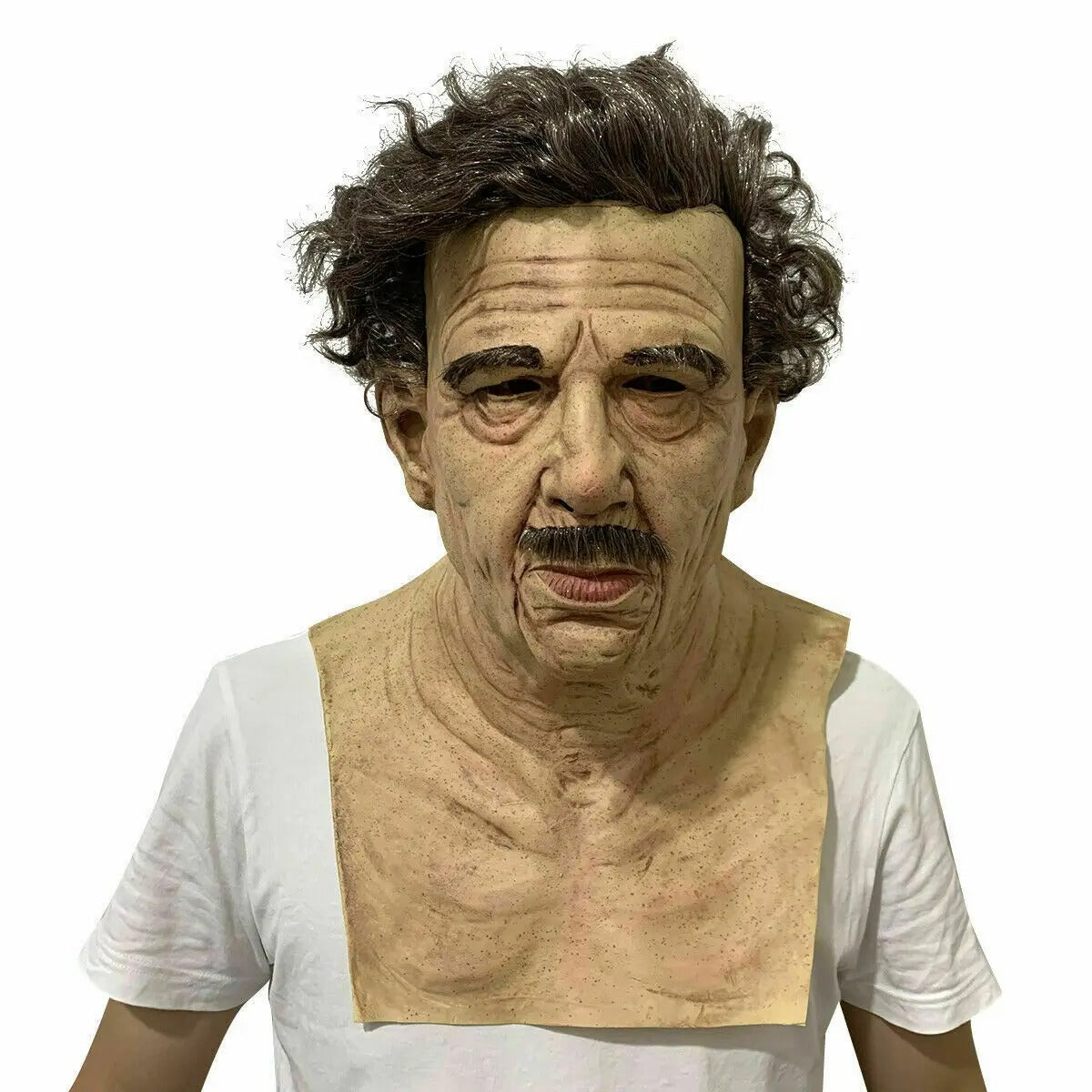 Realistic Latex Male Mask Messi Cosplay Mask Full Head