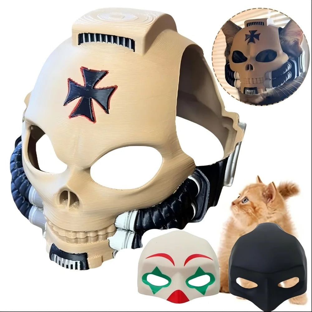 Cat Dog Helmet Costume Funny Mask