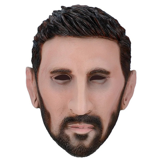 Realistic Latex Male Mask Messi Cosplay Mask Full Head