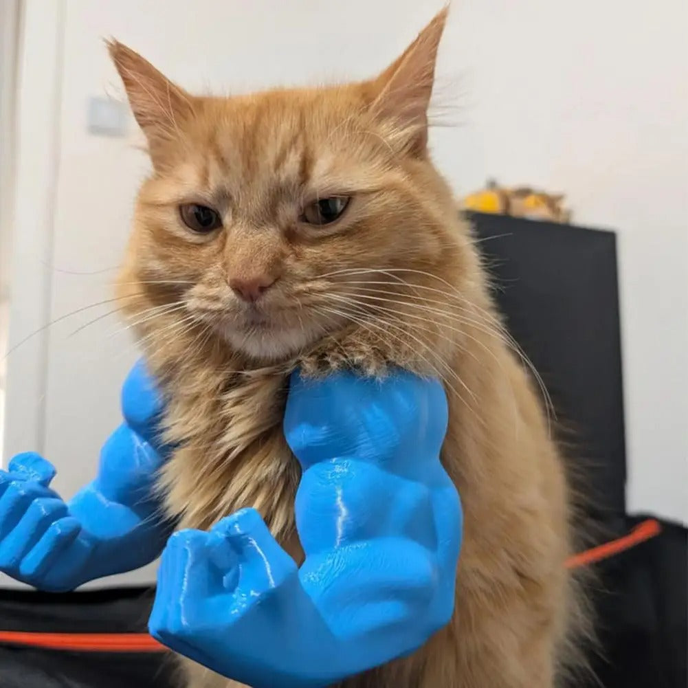 Cat Muscle Arm 3D Printed Neck Arm with Muscle