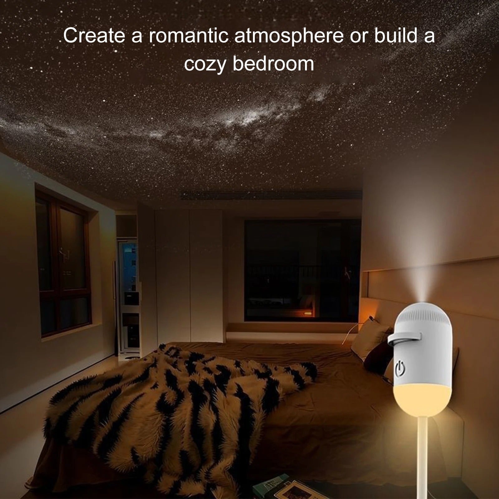 NEW 2-in-1 Mini Galaxy Star Projector