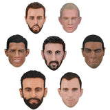 Realistic Latex Male Mask Messi Cosplay Mask Full Head