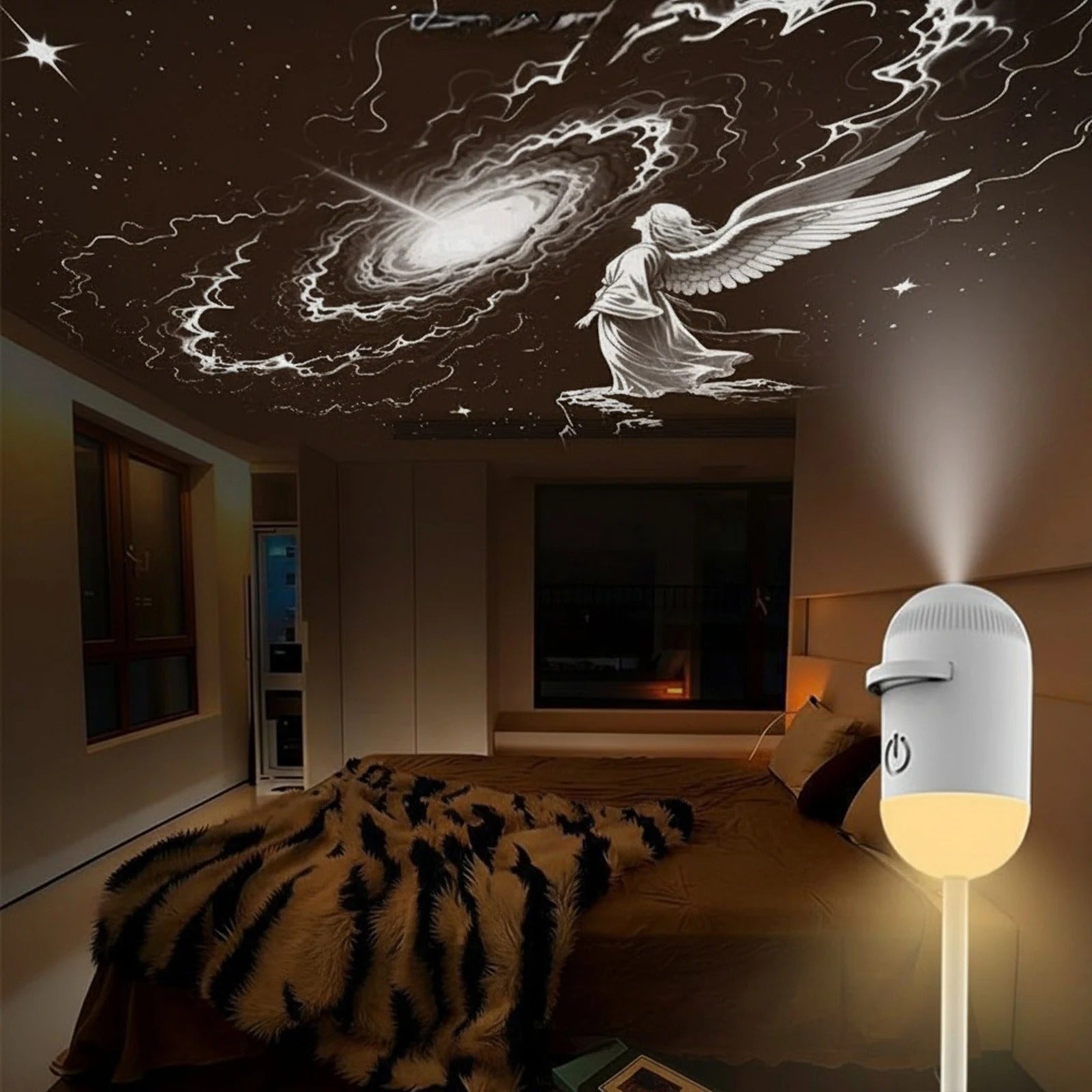 NEW 2-in-1 Mini Galaxy Star Projector