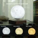 Levitating Moon Lamp Night Light with 3 Colors