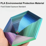 Fractal Fidget Hexagon 3D Printed Hexagon Fidget Toy
