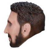 Realistic Latex Male Mask Messi Cosplay Mask Full Head