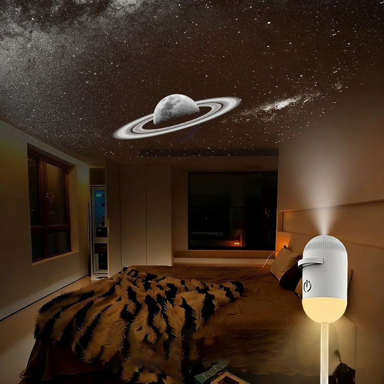 NEW 2-in-1 Mini Galaxy Star Projector