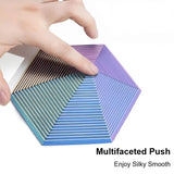 Fractal Fidget Hexagon 3D Printed Hexagon Fidget Toy