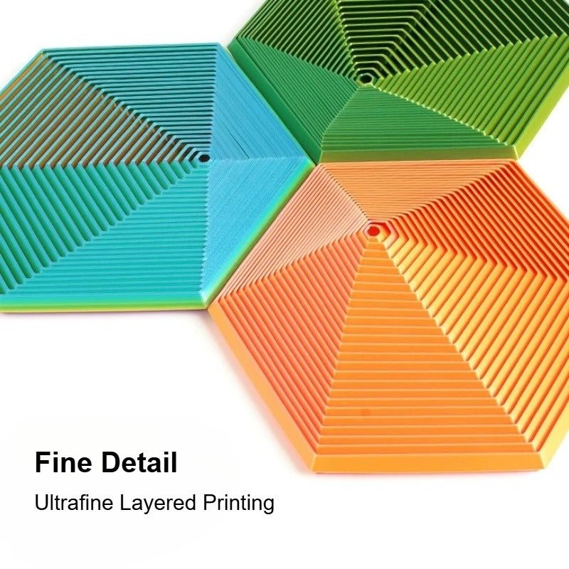Fractal Fidget Hexagon 3D Printed Hexagon Fidget Toy