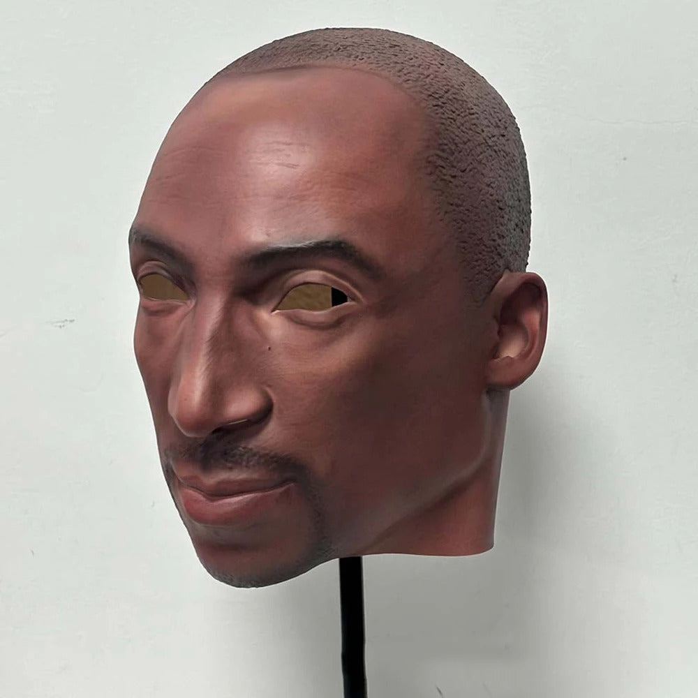 Realistic Latex Male Mask Messi Cosplay Mask Full Head
