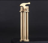 Metal Brass Grinding Wheel Flame Gas Lighter