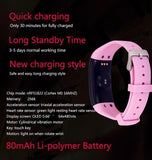 Stylish Waterproof Heart Rate Monitor Wristband