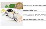 3D Pop Up Engagement Cards Lovers Wedding Invitation Greeting Cards