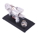 Double-cylinder Micro DIY External Combustion Stirling Engine