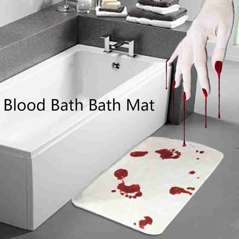 Halloween Decoration Horror House Bloody Bath mat